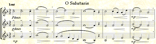 Caplet: 'Messe a Trois Voix' V. O Salutaris Music thumbnail